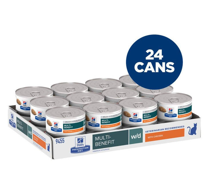 Hill's Feline W/D with Chicken 5.5oz (24 cans)