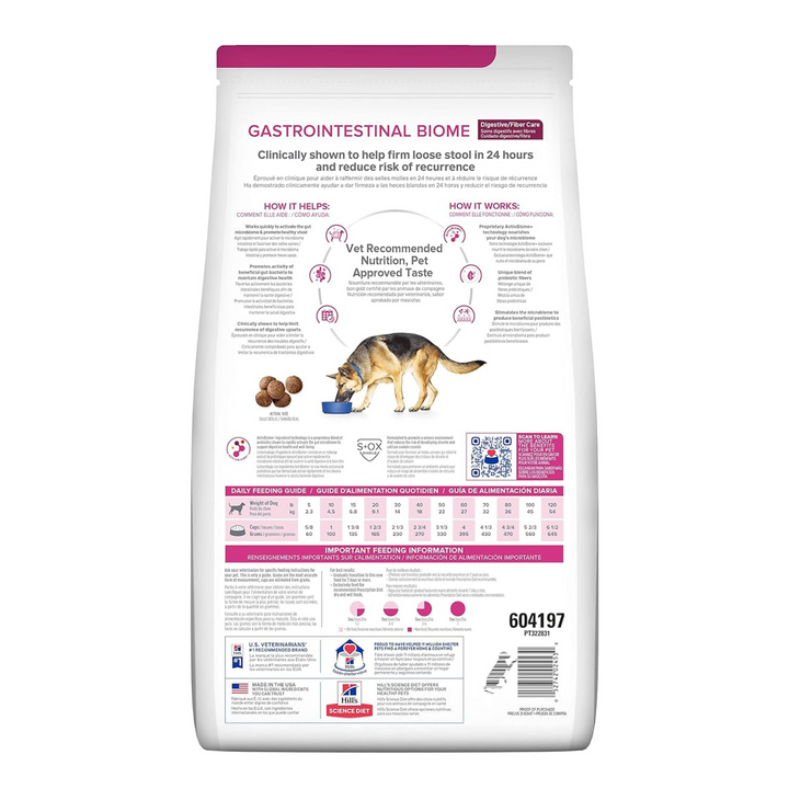 Hill's Prescription Diet Gastrointestinal Biome Canine