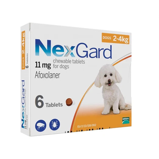 Merial NexGard Afoxolaner Chewable Tablets