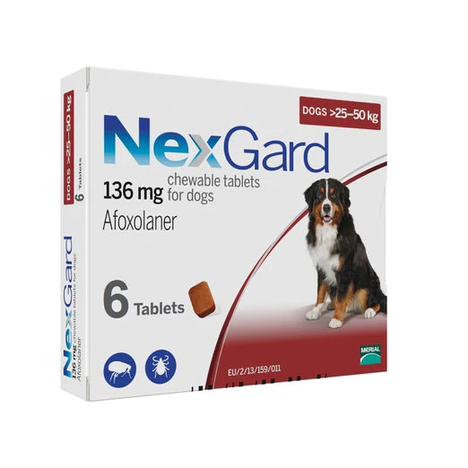 Merial NexGard Afoxolaner Chewable Tablets