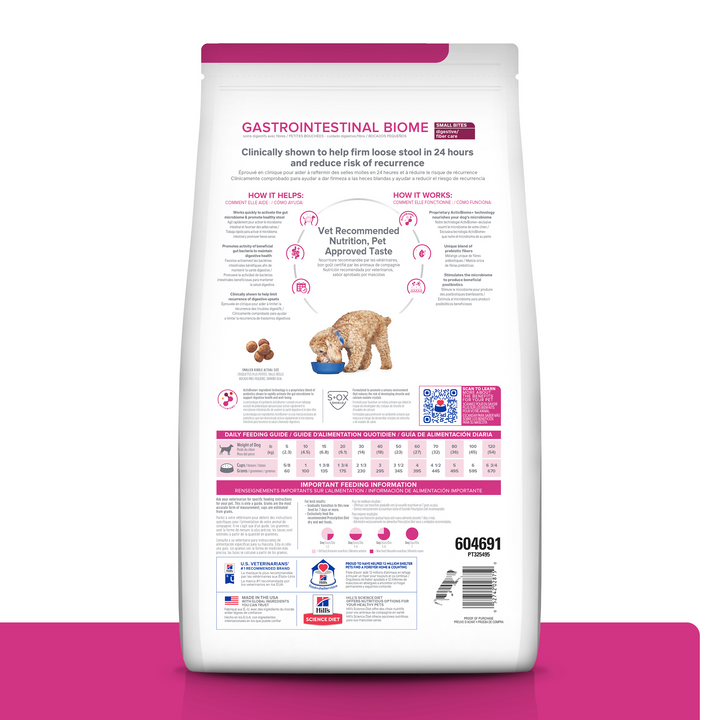 Hill's Prescription Diet Gastrointestinal Biome Canine