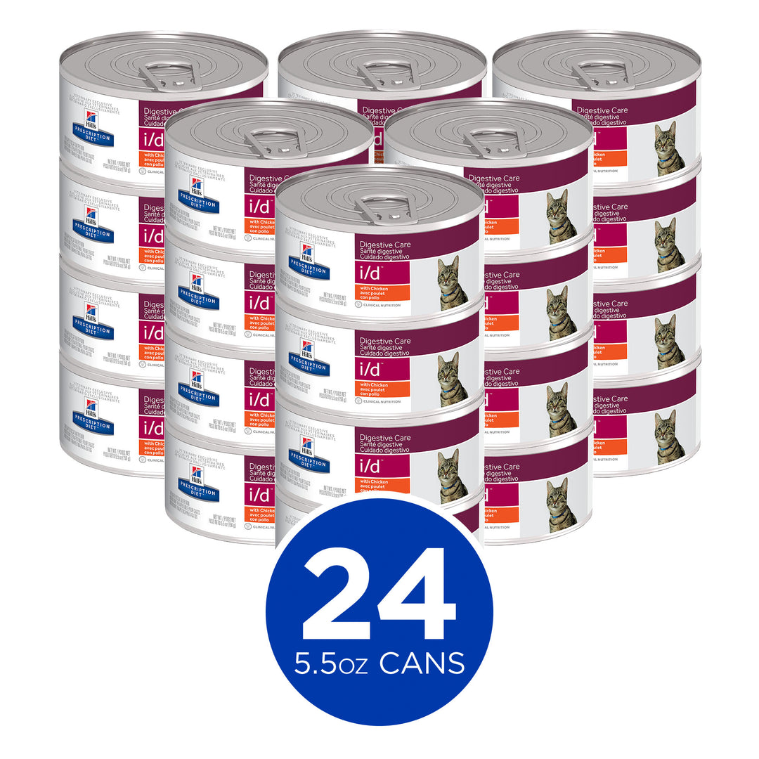 Hill's Feline I/D with Chicken Canned 5.5oz (24 cans)