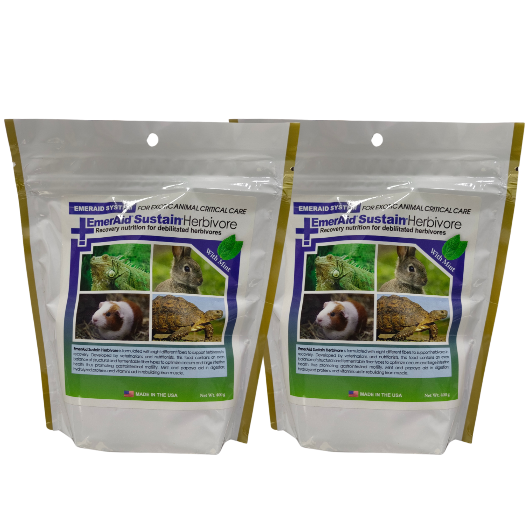 Emeraid Sustain Herbivore With Vitamin C 400g (Bundle Of 2) – Vet Central