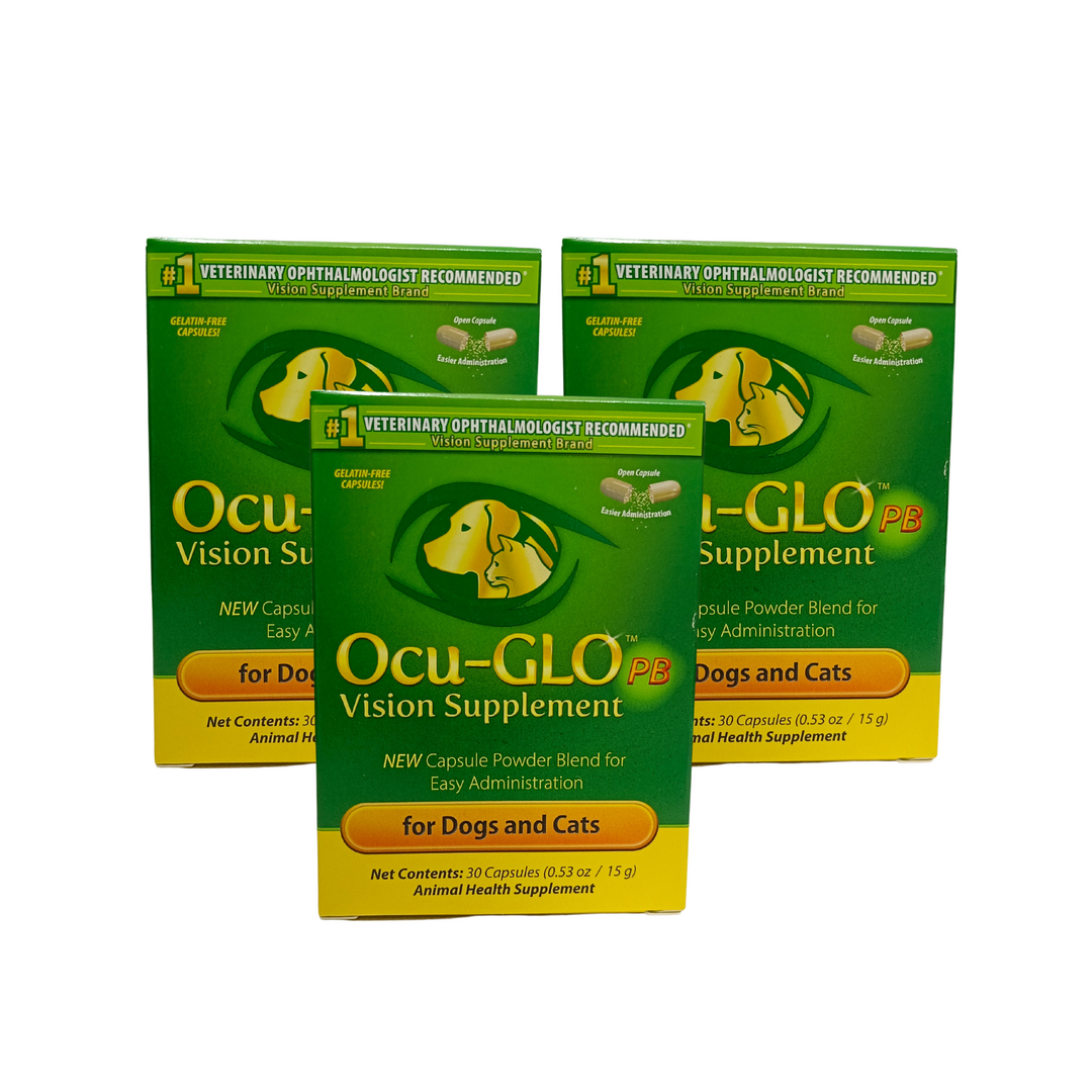 Ocu-GLO™ Powder Blend for Dogs and Cats (Bundle of 3)