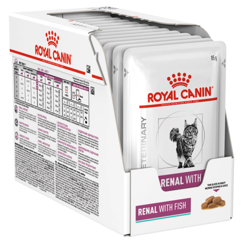 Royal Canin Renal with Fish Pouch for Cats Vet Central