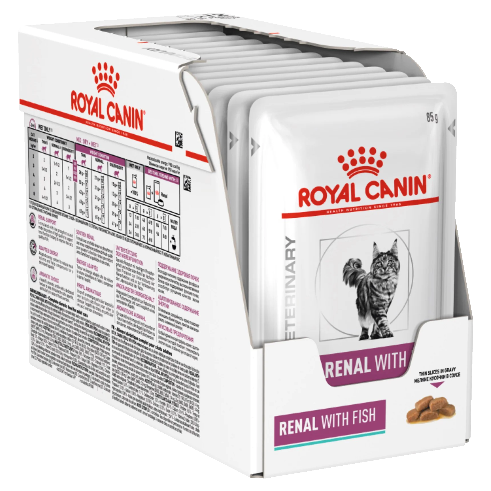 Royal Canin Renal with Fish Pouch for Cats Vet Central