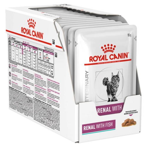 Royal Canin Renal with Fish Pouch for Cats