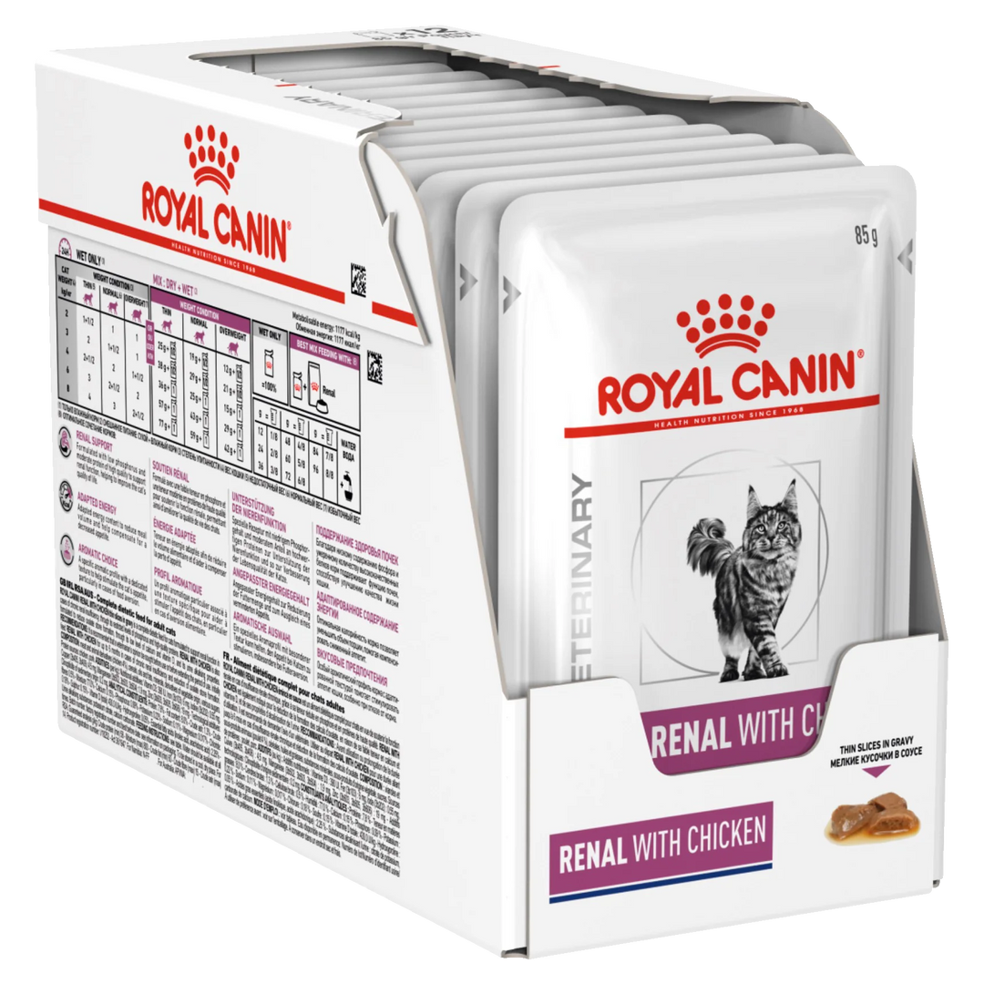 Royal Canin Renal with Chicken Pouch for Cats