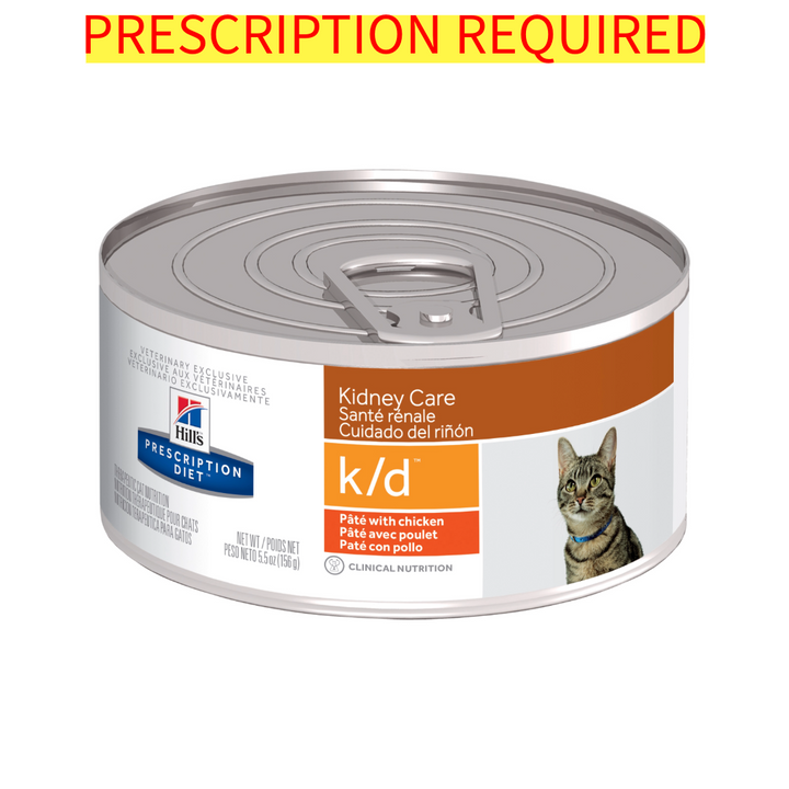 Hill's Feline K/D with Chicken 5.5oz (24 cans)