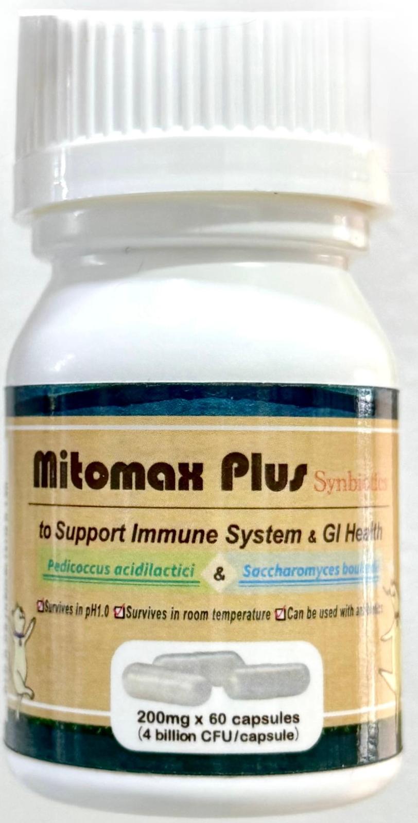 Mitomax Plus Synbiotic 200mg (60 capsules)