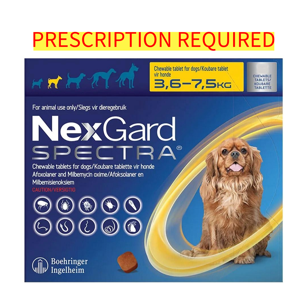 NexGard Spectra for Dogs – Flea, Tick, Worm and Heartworm Protection