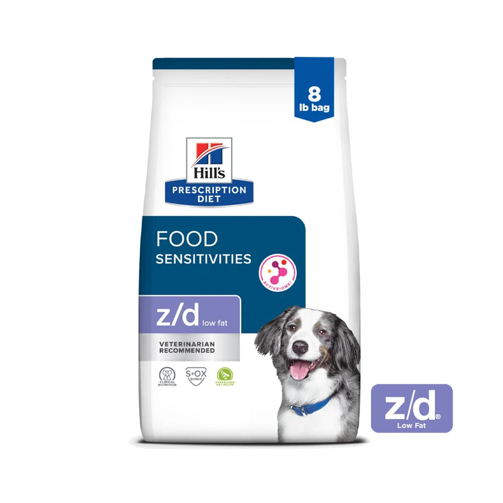 Hill's Canine Z/D Food Sensitivities Hydro Soy (Low Fat) 8lbs