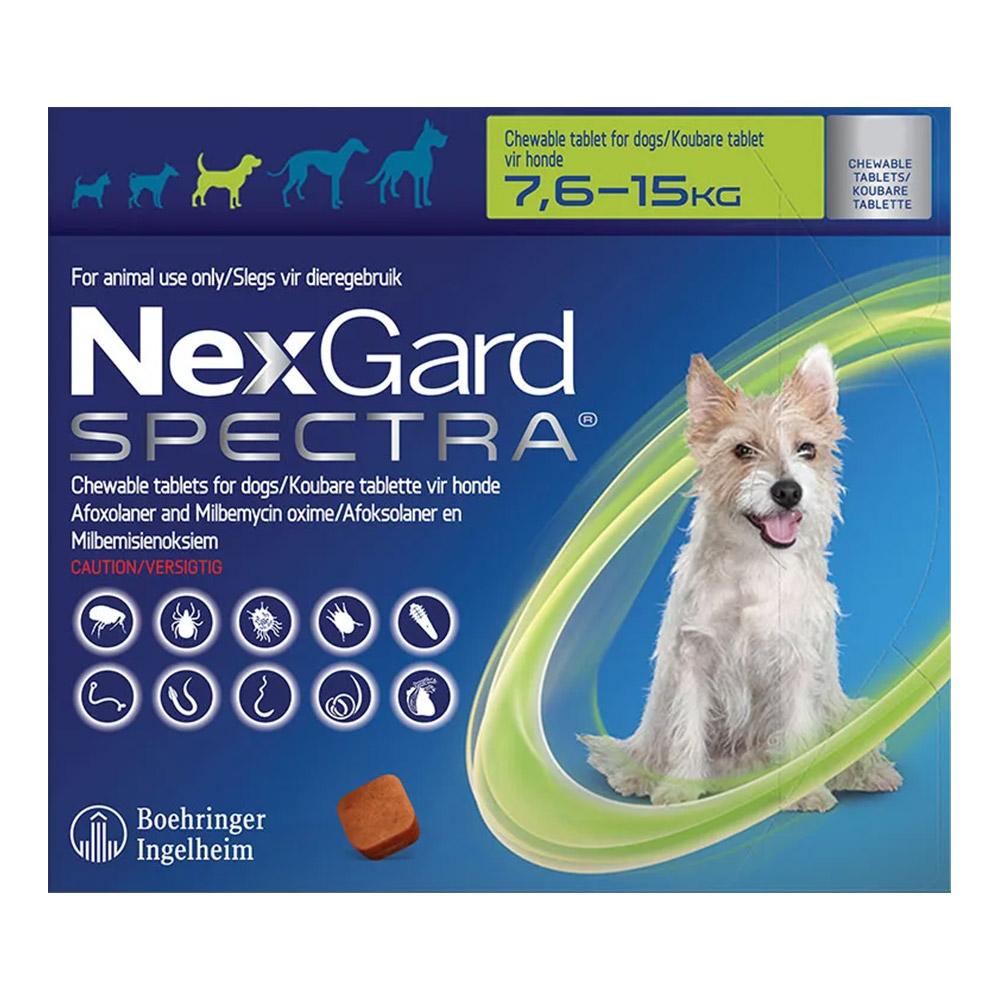 NexGard Spectra for Dogs – Flea, Tick, Worm and Heartworm Protection