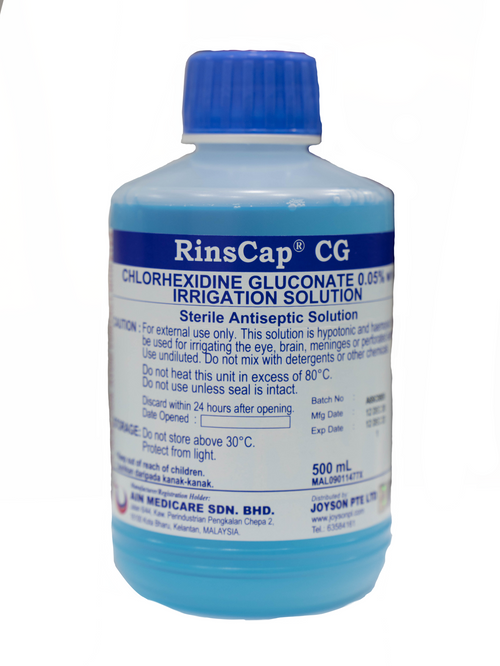 Chlorhexidine Gluconate 0.05% Irrigation Solution