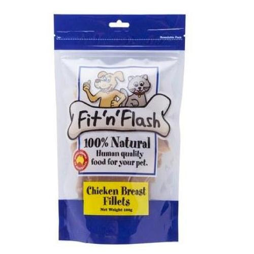 Pet Vet Clinic Singapore Buy Online - Fit n Flash Chicken Breast Fillets Low Fat Treat for Dogs and Cats